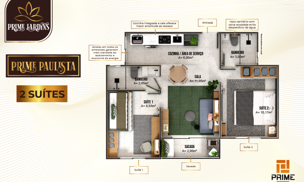 Planta Prime Paulista